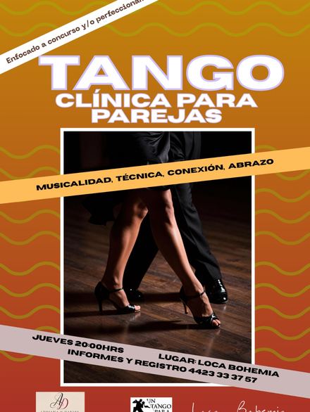 Cartel · Tango - Clínica para parejas